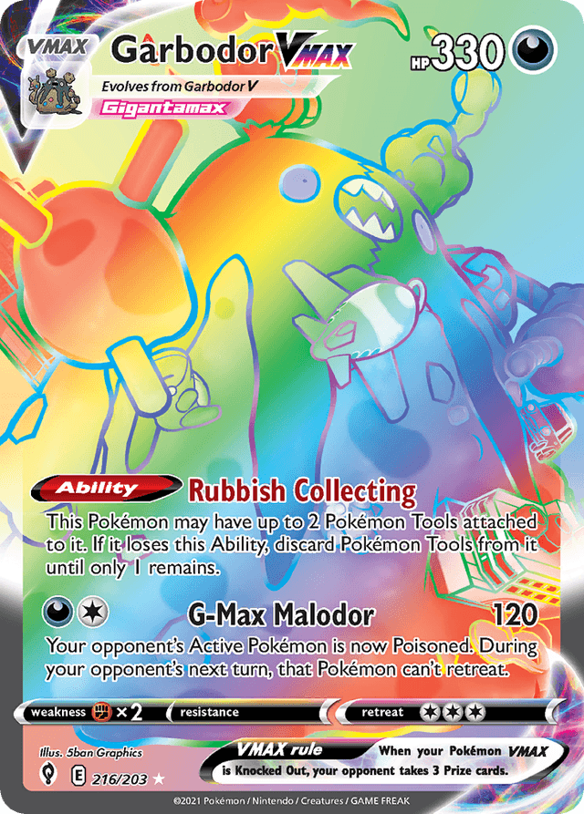 Garbodor VMAX SWSH7-216