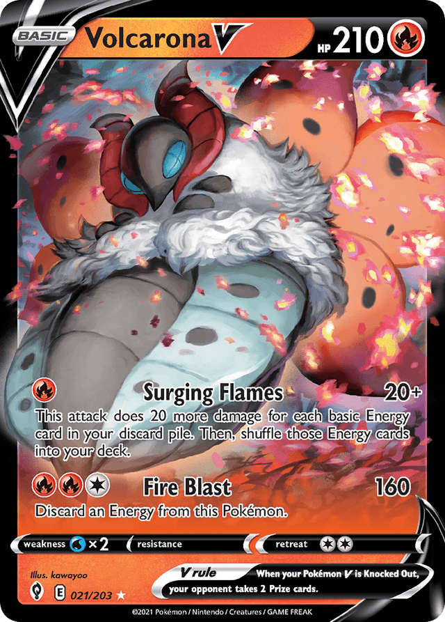 Volcarona V SWSH7-21