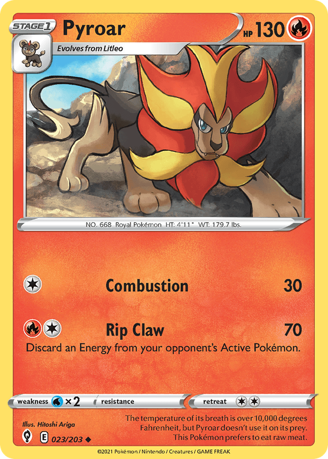 Pyroar SWSH7-23
