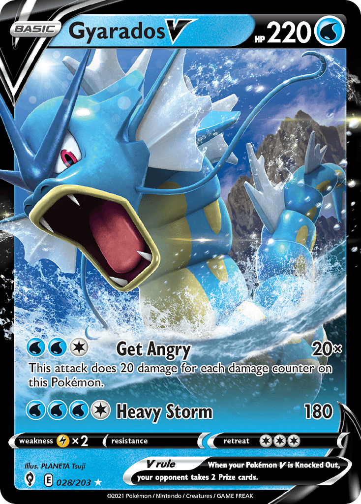 Gyarados V SWSH7-28