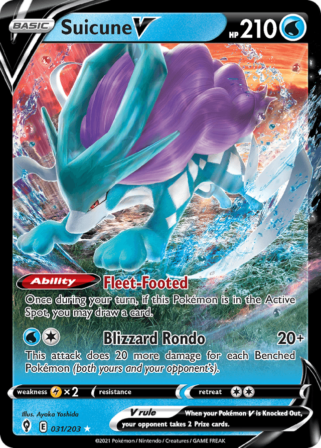Suicune V SWSH7-31