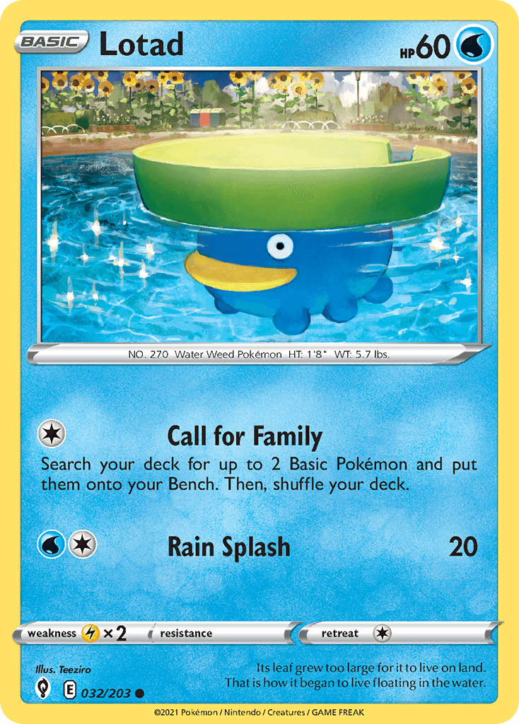 Lotad SWSH7-32