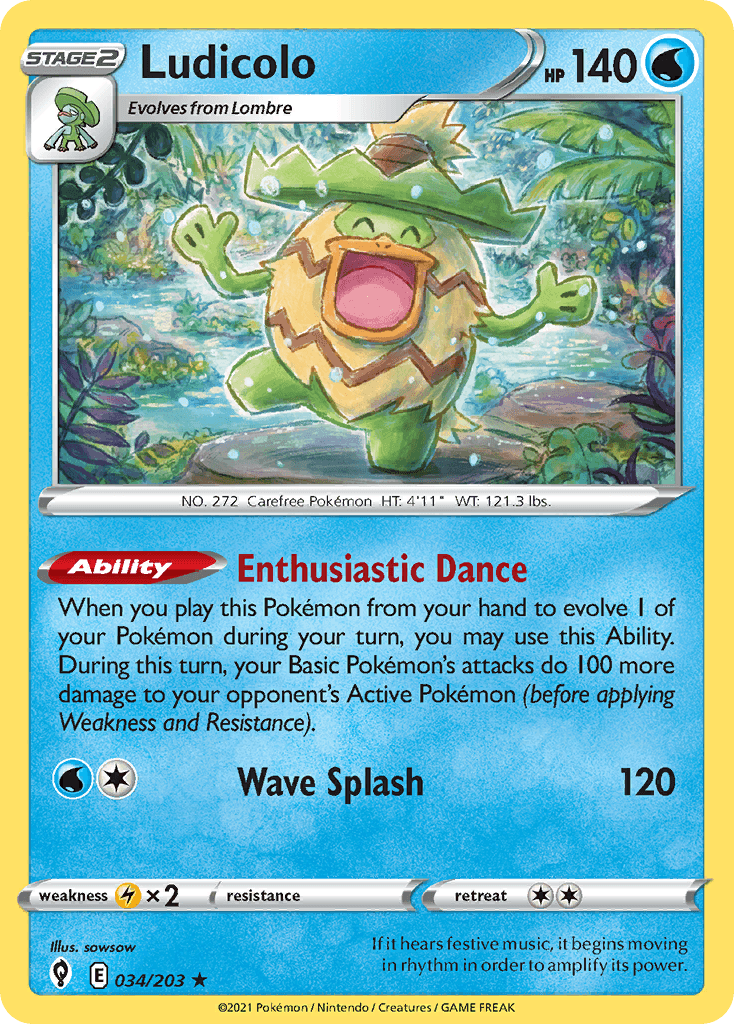 Ludicolo SWSH7-34