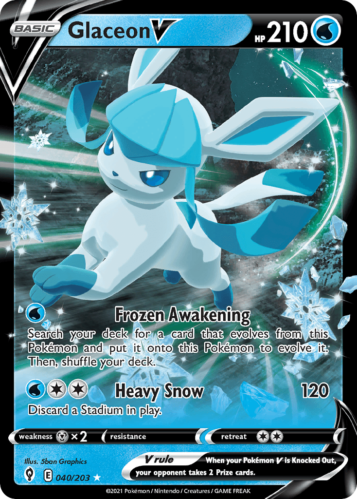 Glaceon V SWSH7-40