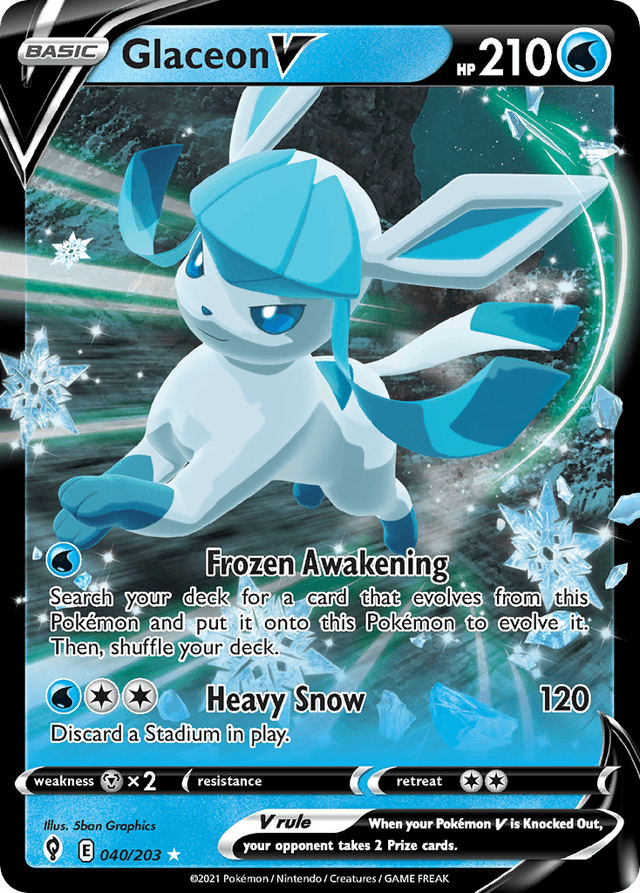 Glaceon V SWSH7-40