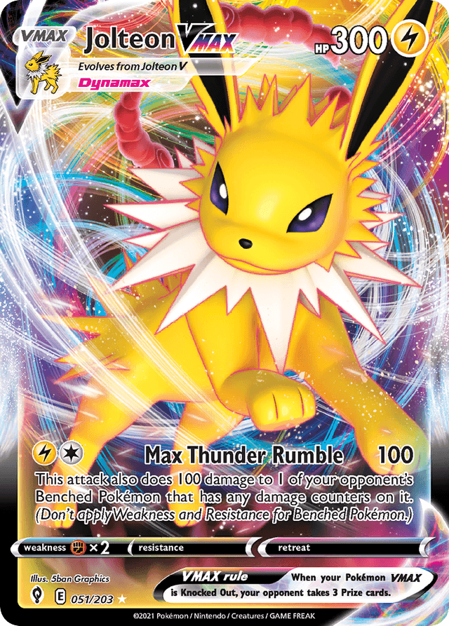 Jolteon VMAX SWSH7-51