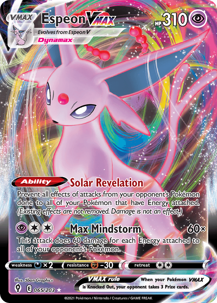Espeon VMAX SWSH7-65