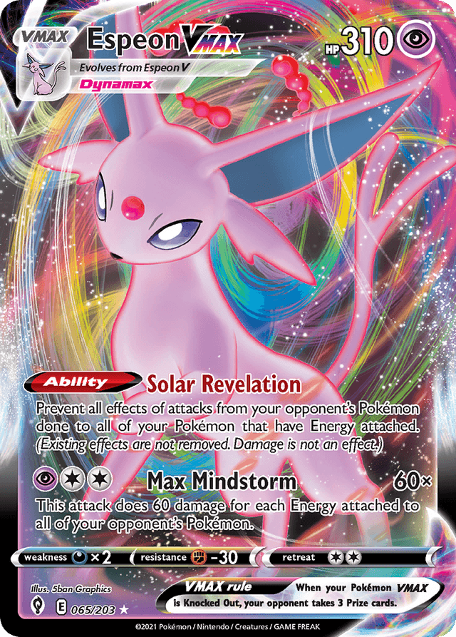 Espeon VMAX SWSH7-65