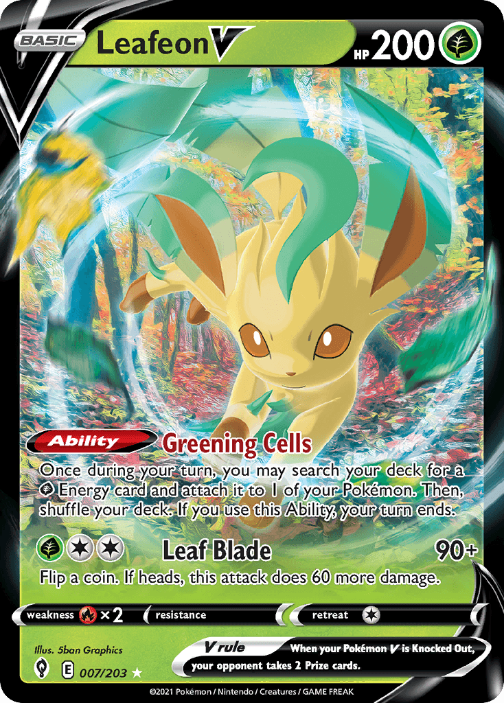 Leafeon V SWSH7-7