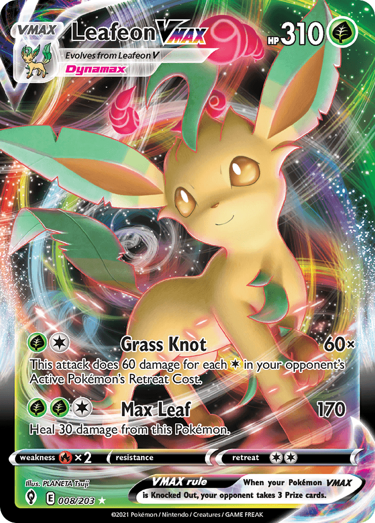 Leafeon VMAX SWSH7-8
