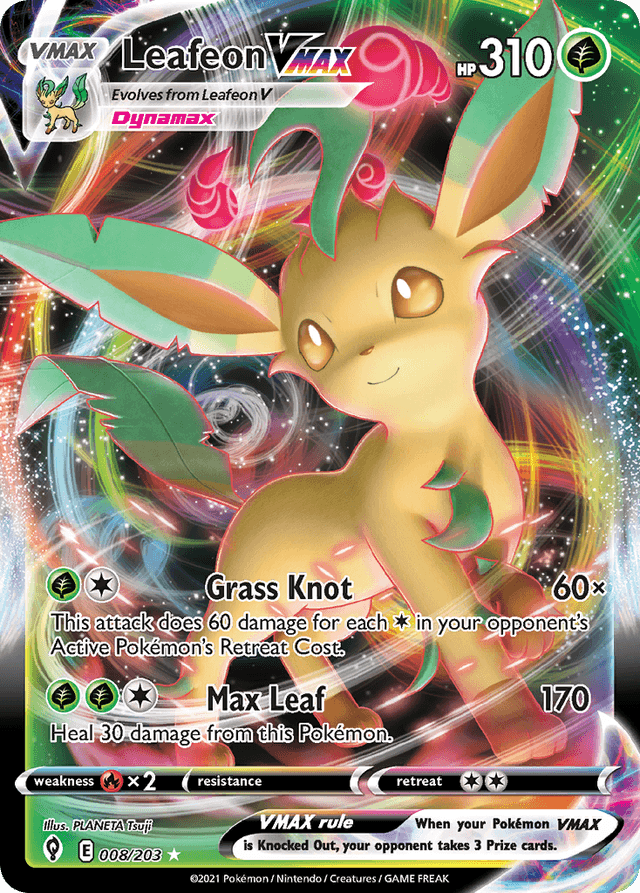 Leafeon VMAX SWSH7-8