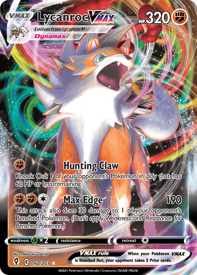 Lycanroc VMAX SWSH7-92
