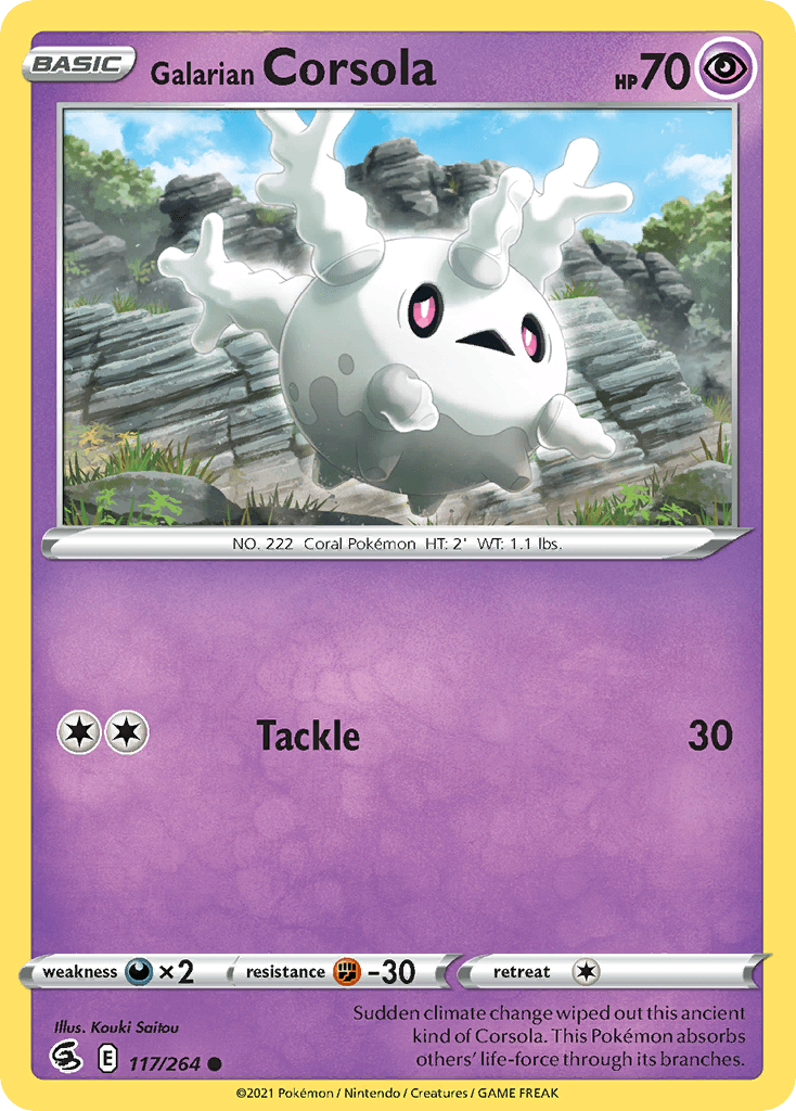 Galarian Corsola SWSH8-117