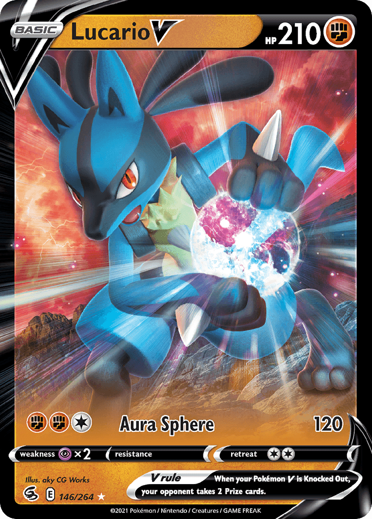 Lucario V SWSH8-146