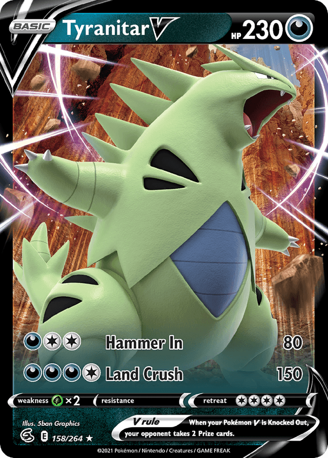 Tyranitar V SWSH8-158