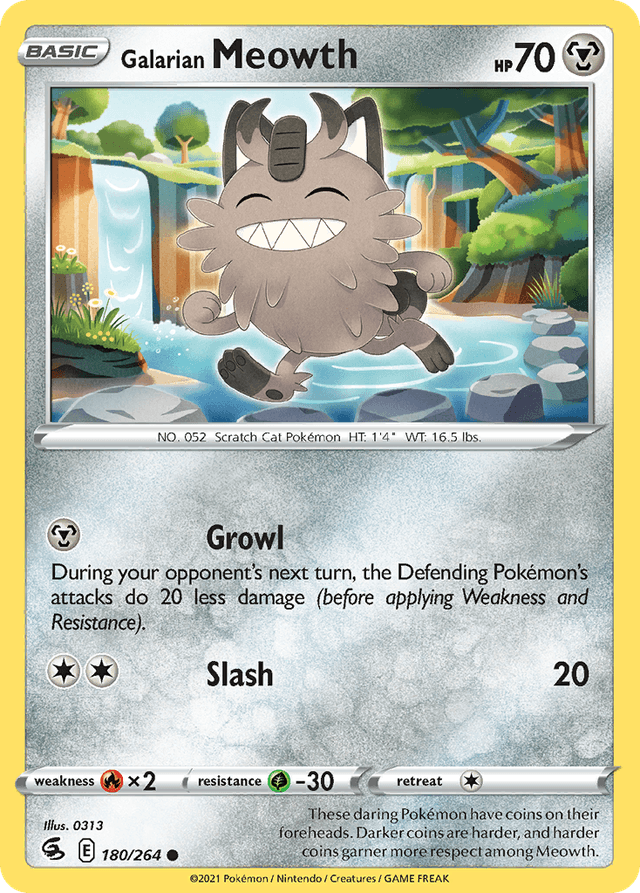 Galarian Meowth SWSH8-180