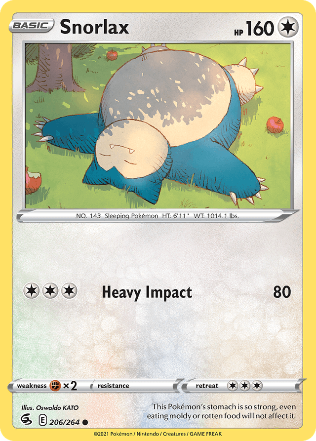 Snorlax SWSH8-206