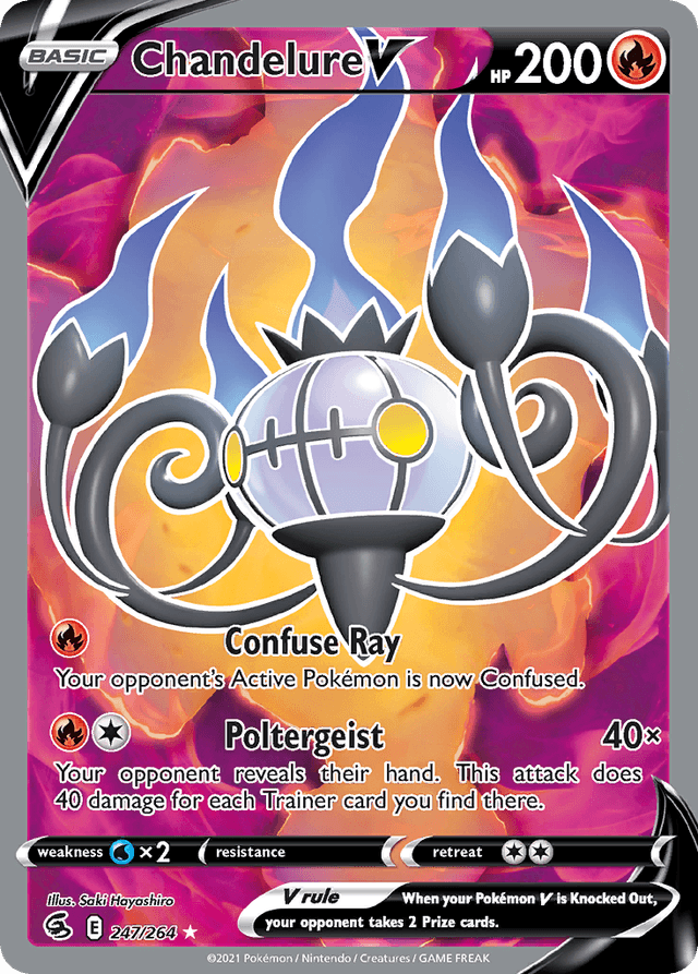 Chandelure V SWSH8-247