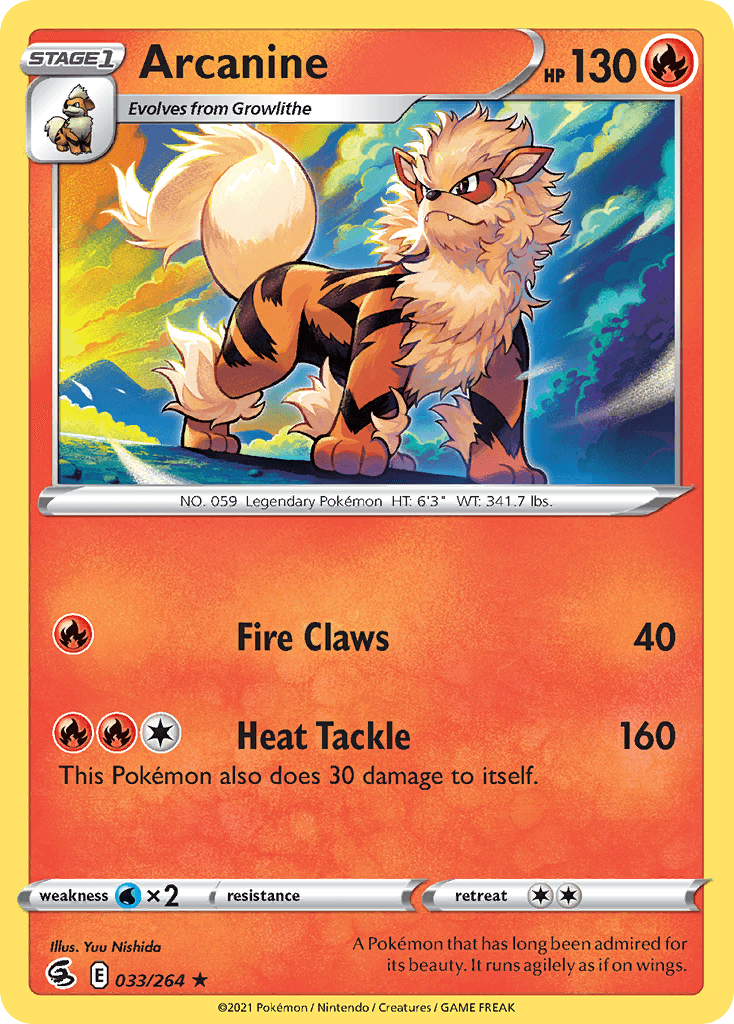 Arcanine SWSH8-33