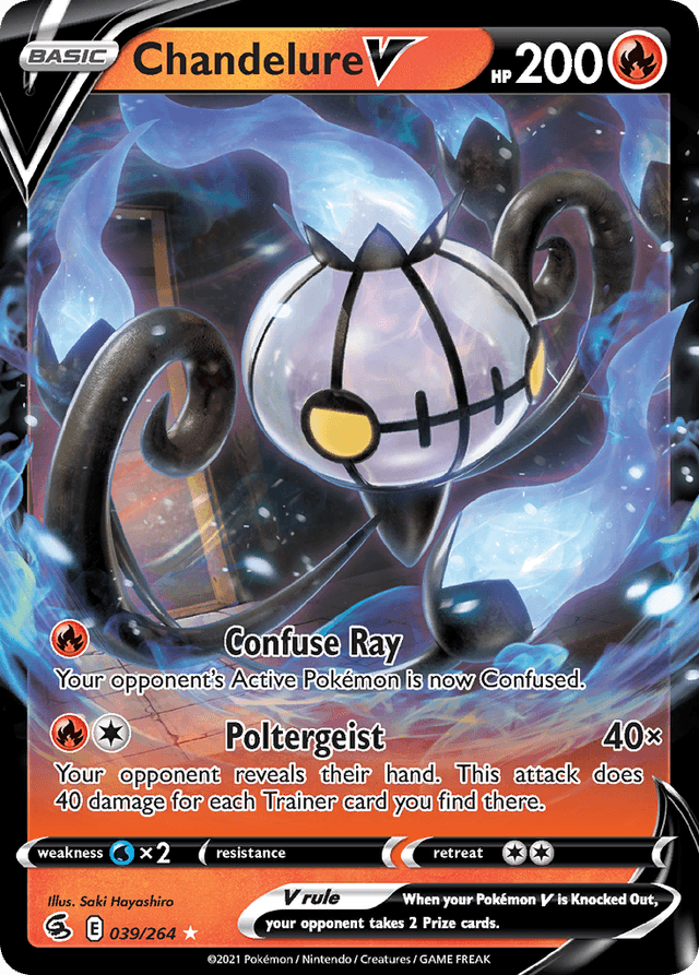 Chandelure V SWSH8-39