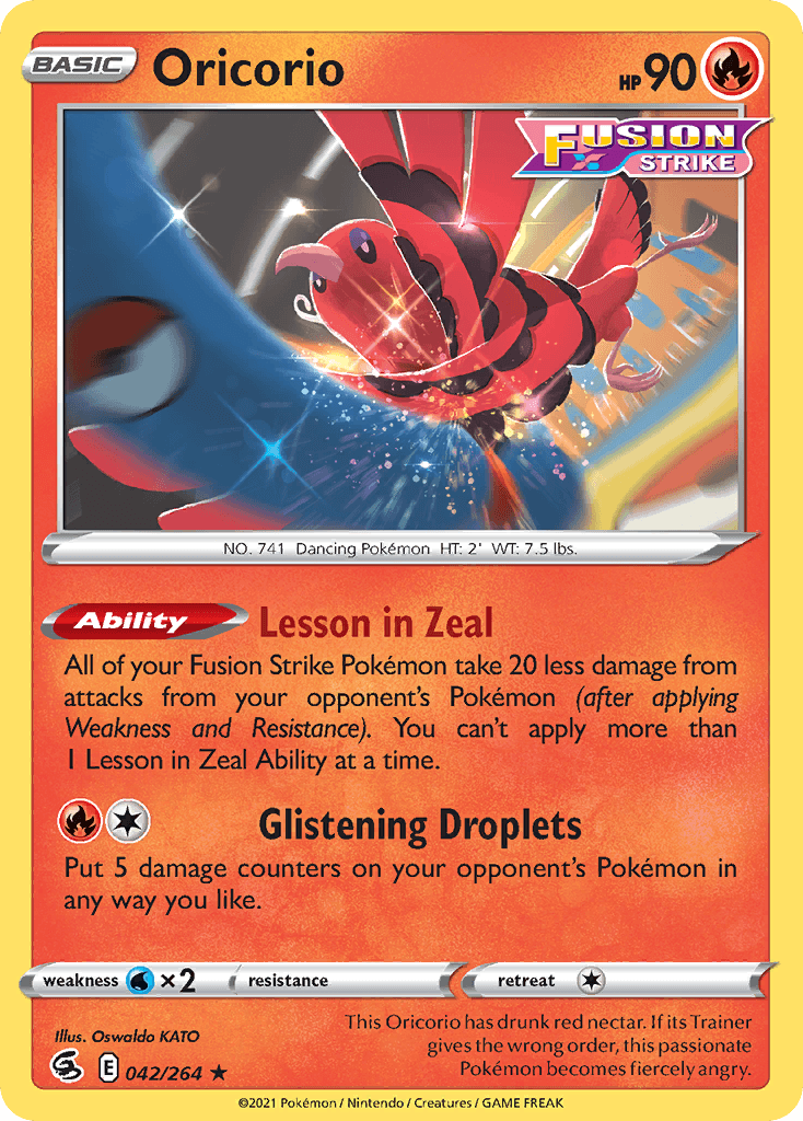 Oricorio SWSH8-42