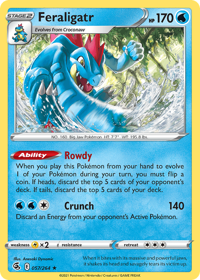 Feraligatr SWSH8-57