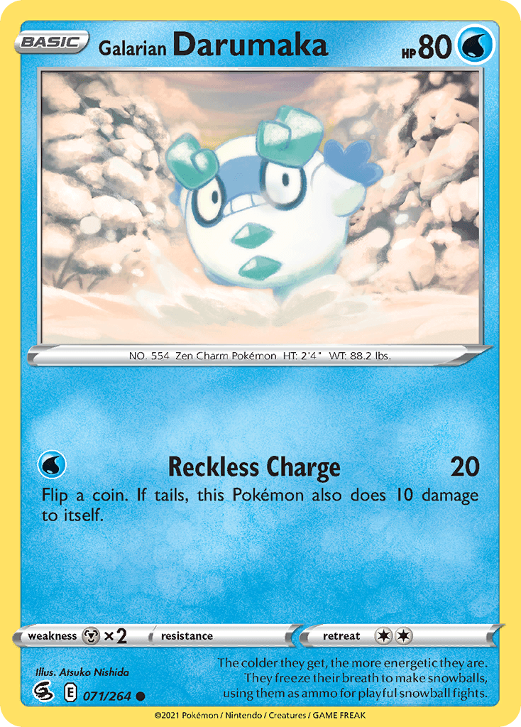 Galarian Darumaka SWSH8-71
