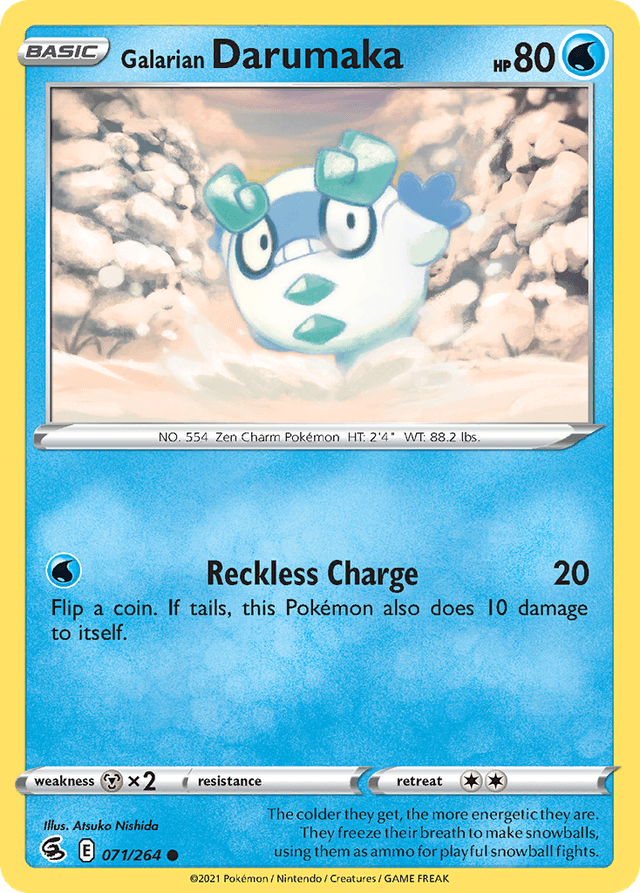 Galarian Darumaka SWSH8-71