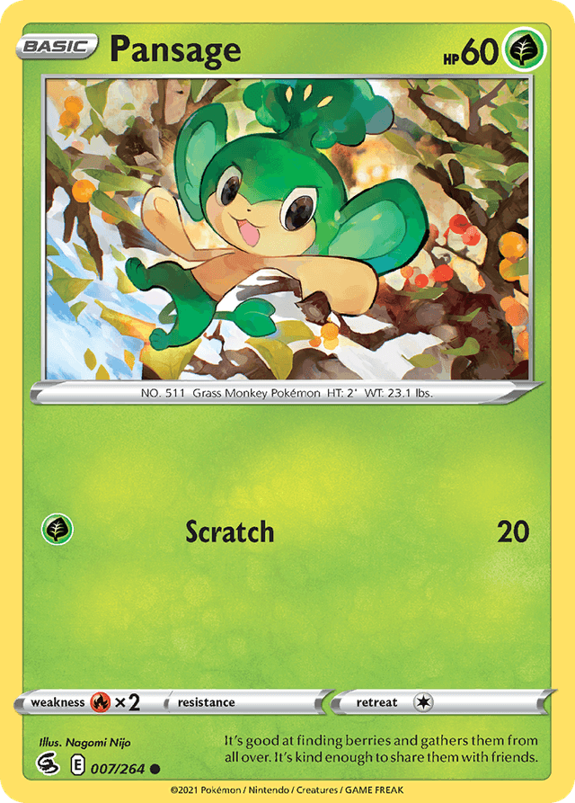 Pansage SWSH8-7