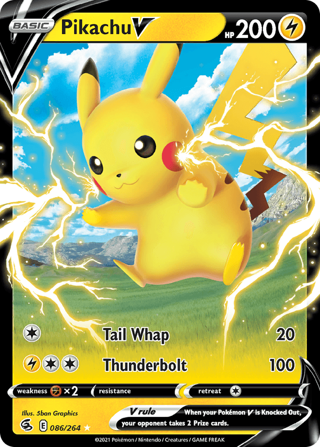 Pikachu V SWSH8-86