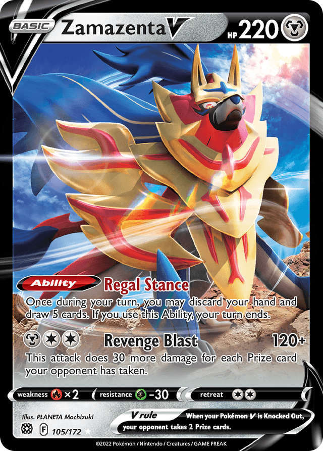 Zamazenta V SWSH9-105