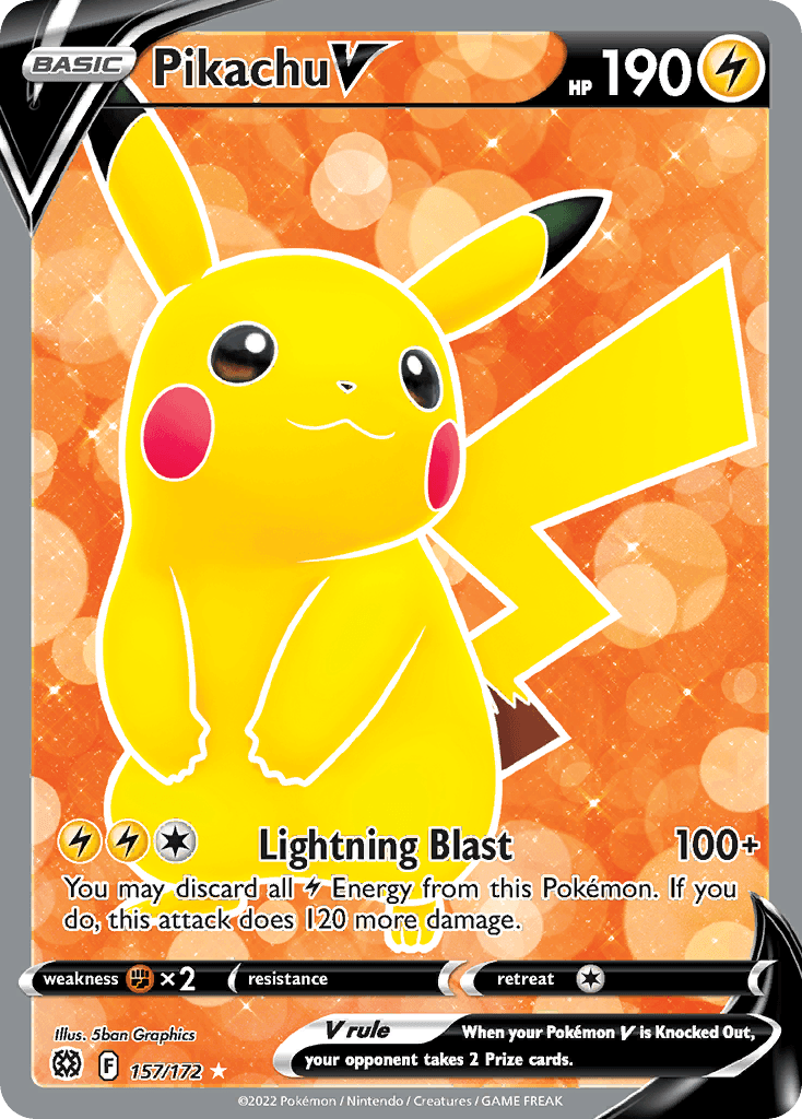 Pikachu V SWSH9-157