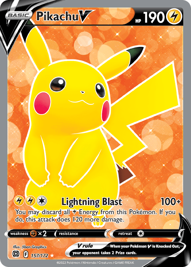 Pikachu V SWSH9-157