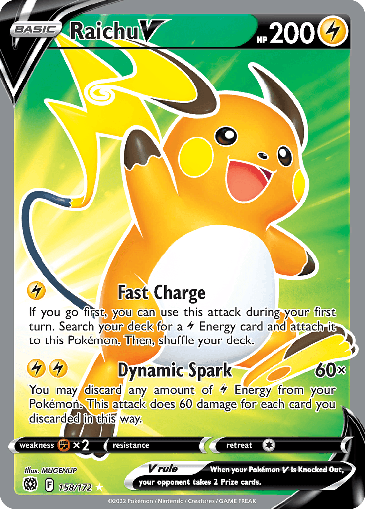 Raichu V SWSH9-158