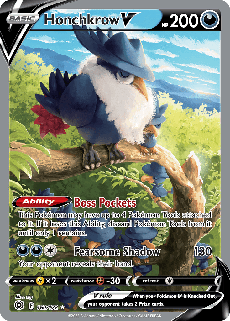 Honchkrow V SWSH9-162