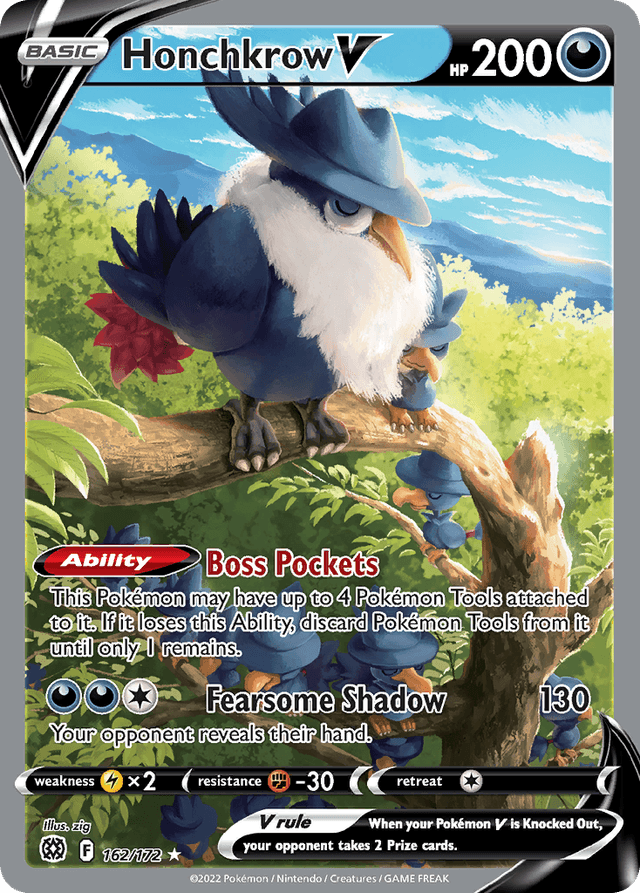 Honchkrow V SWSH9-162