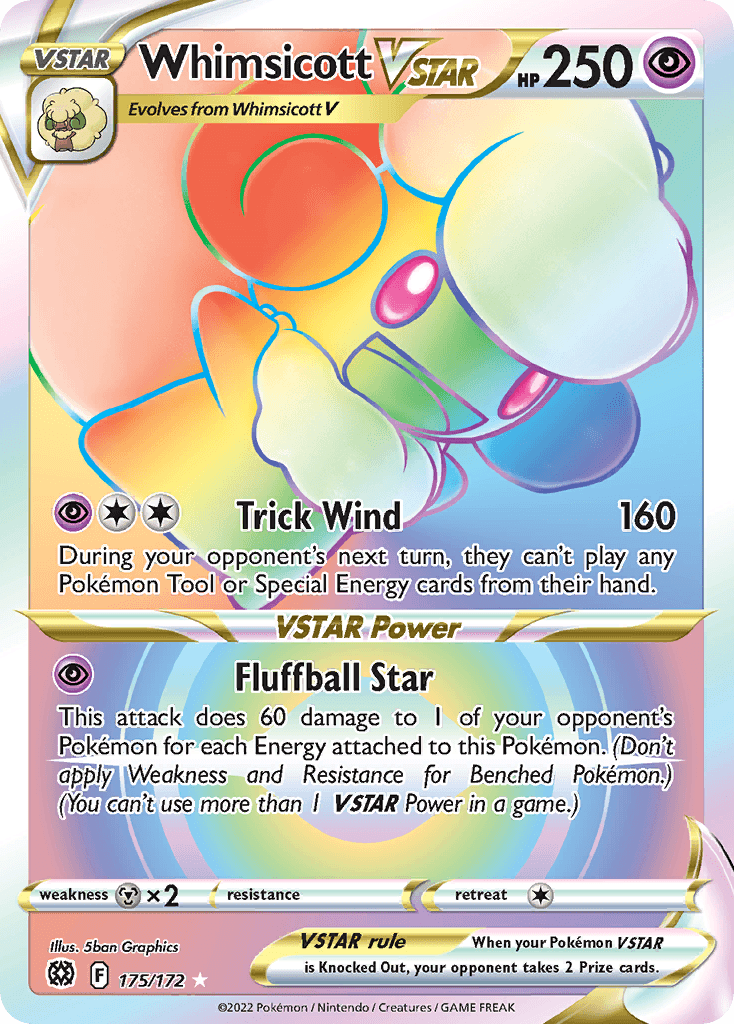 Whimsicott VSTAR SWSH9-175
