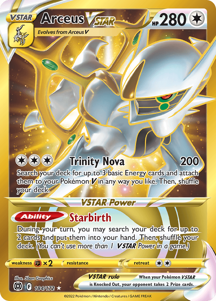 Arceus VSTAR SWSH9-184