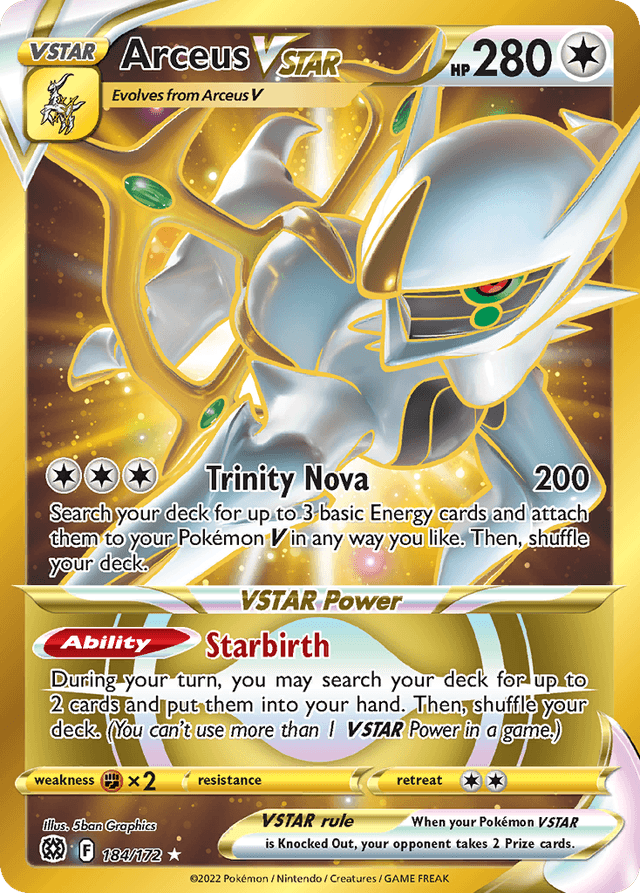 Arceus VSTAR SWSH9-184