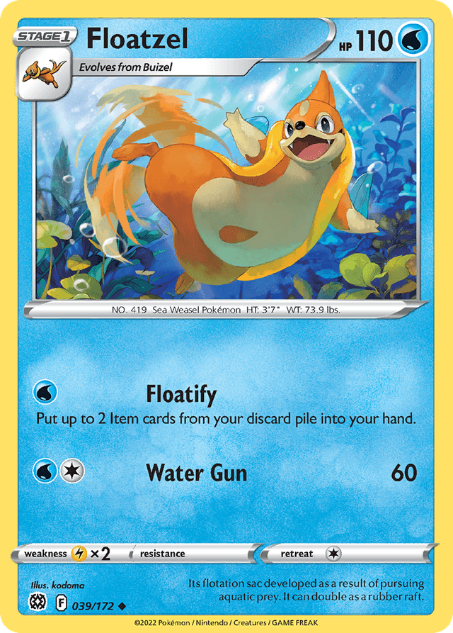 Floatzel SWSH9-39