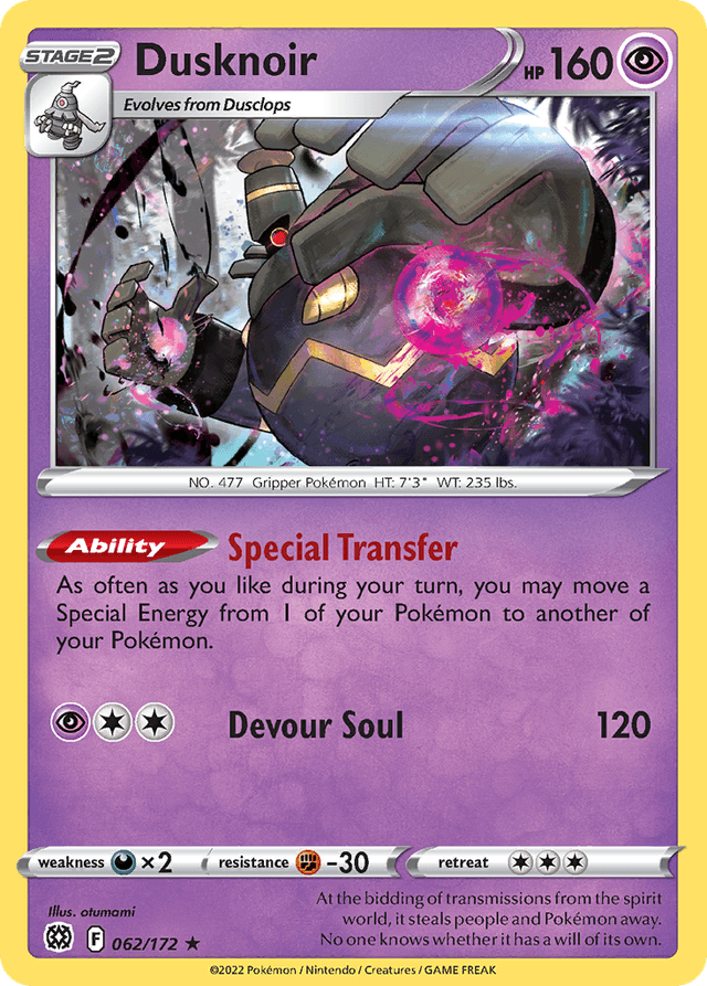 Dusknoir SWSH9-62