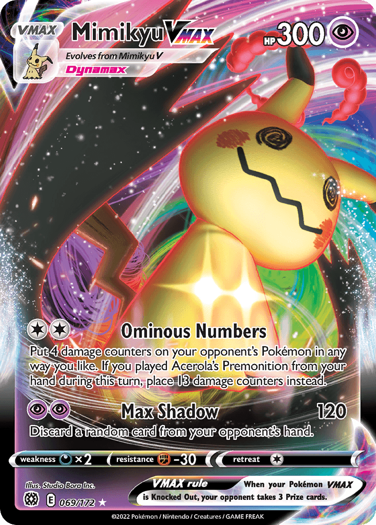 Mimikyu VMAX SWSH9-69