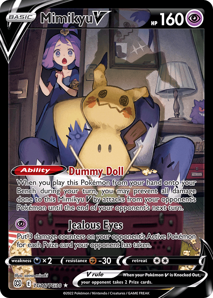 Mimikyu V SWSH9TG-TG16