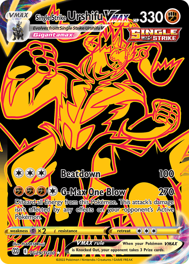 Single Strike Urshifu VMAX SWSH9TG-TG29