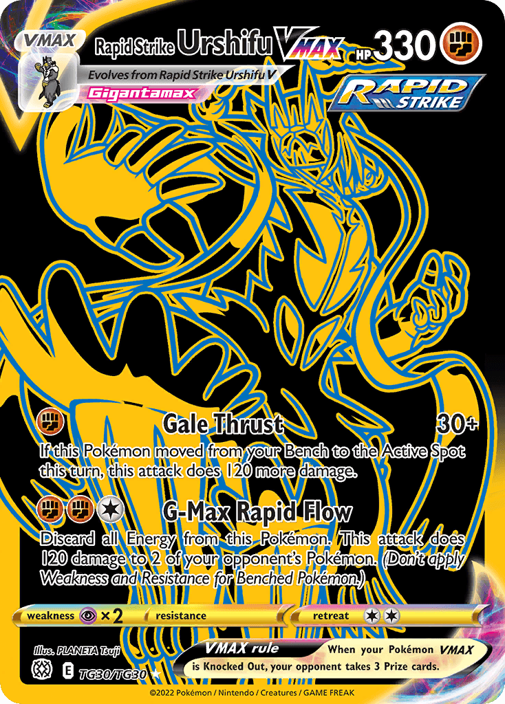 Rapid Strike Urshifu VMAX SWSH9TG-TG30