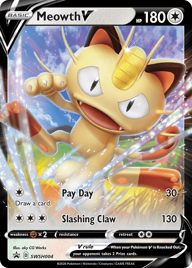 Meowth V SWSHP-SWSH004