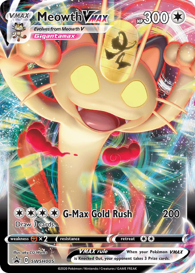 Meowth VMAX SWSHP-SWSH005