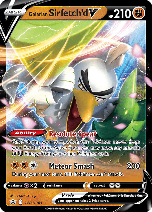 Galarian Sirfetch'd V SWSHP-SWSH043