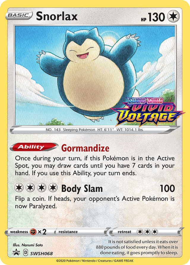 Snorlax SWSHP-SWSH068