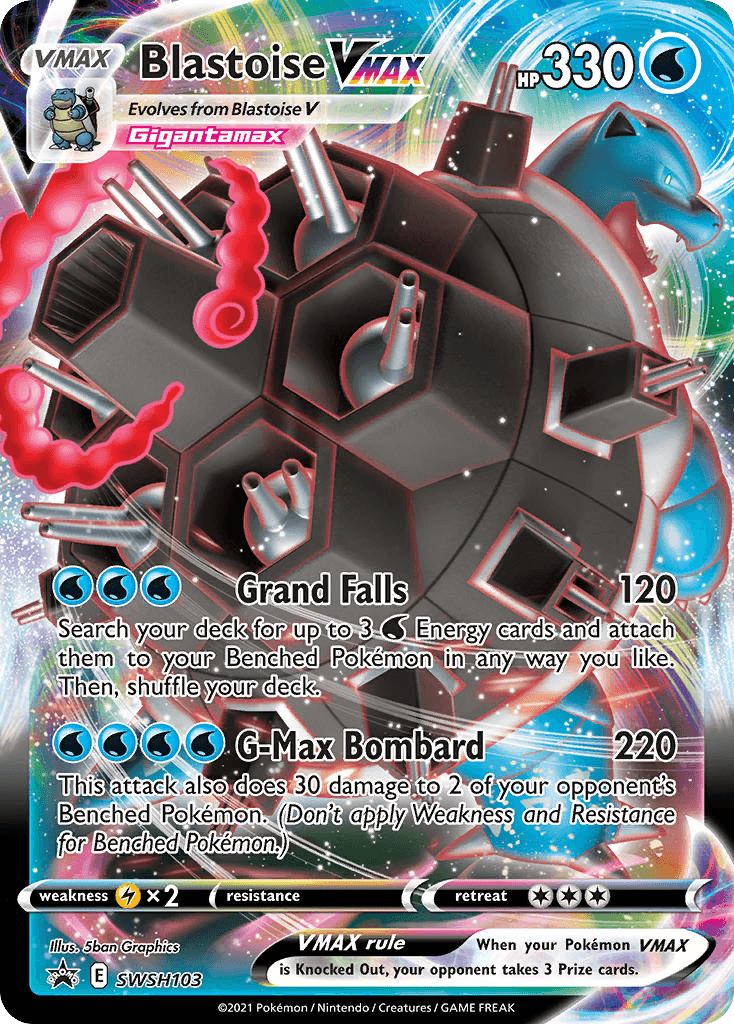 Blastoise VMAX SWSHP-SWSH103